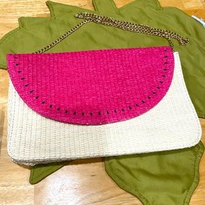 Escada Sorbetto Rosso Side Purse